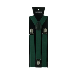 Bretele elastice pentru pantaloni verde