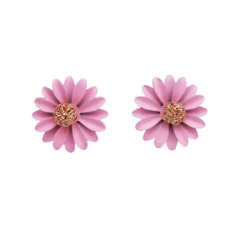 Cercei dama, floare roz