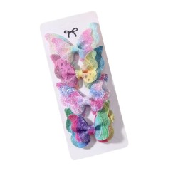 Set 4 agrafe de par, multicolor